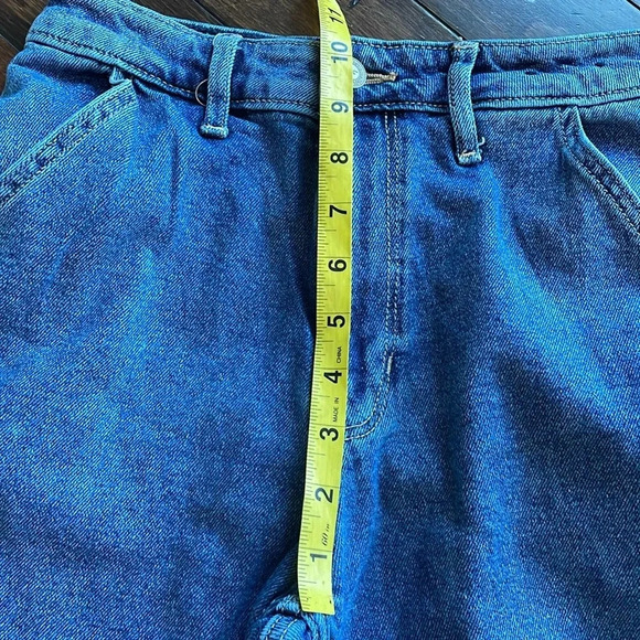 Hollister Ultra High Rise Dad jeans Carpenter Stretch Denim Womens 25 waist (1R) - Picture 4 of 10